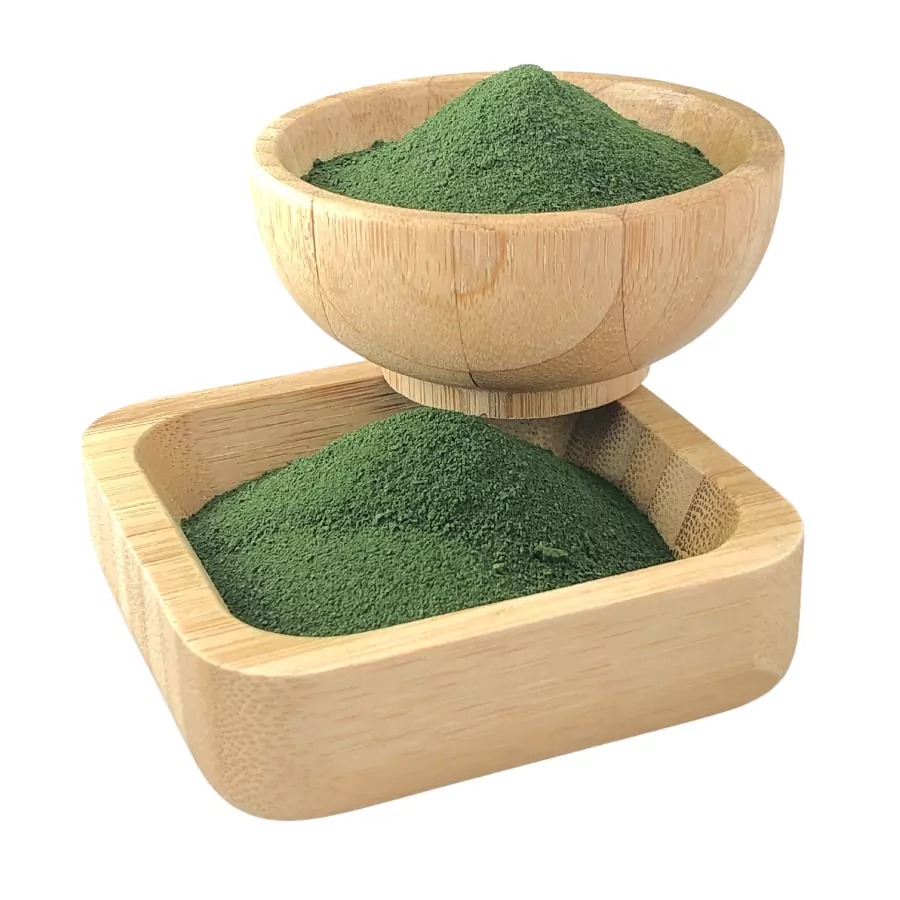 2 bakjes met Nannochloropsis gaditana poeder